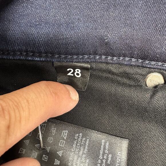 Spanx Signature Waist Slim Boot Dark Wash High Rise Jeans Size 28 - Picture 8 of 14